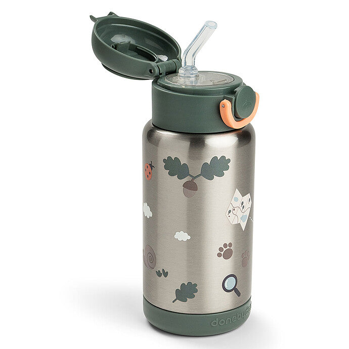 Gourde Isotherme Tiny Trails - Vert - 340 ml - DONE BY DEER