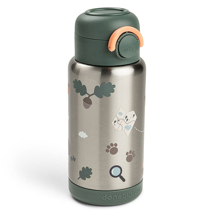 Gourde Isotherme Tiny Trails - Vert - 340 ml - DONE BY DEER