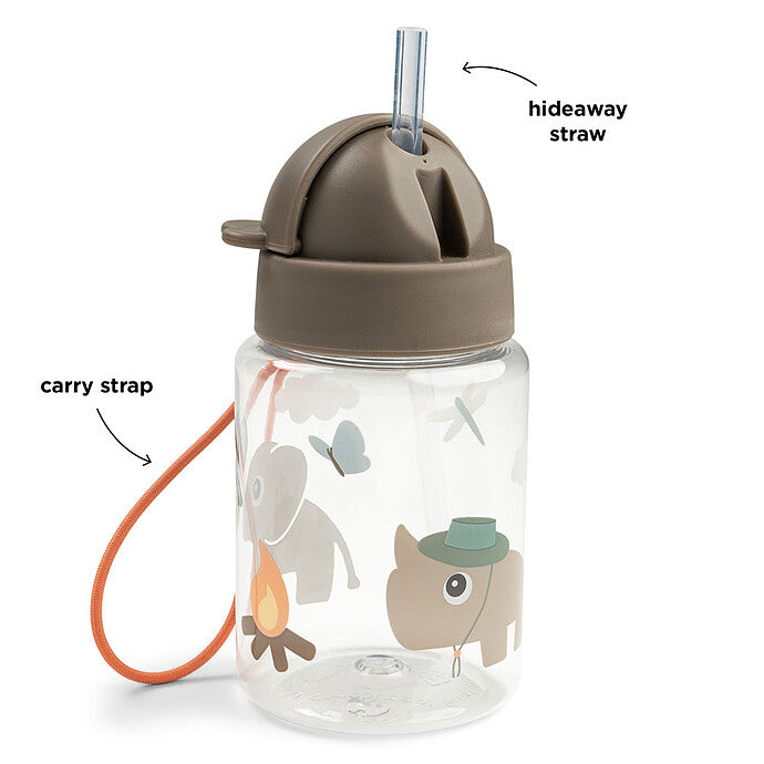 Gourde avec Paille Tiny Trails Sable - 280 ml - DONE BY DEER