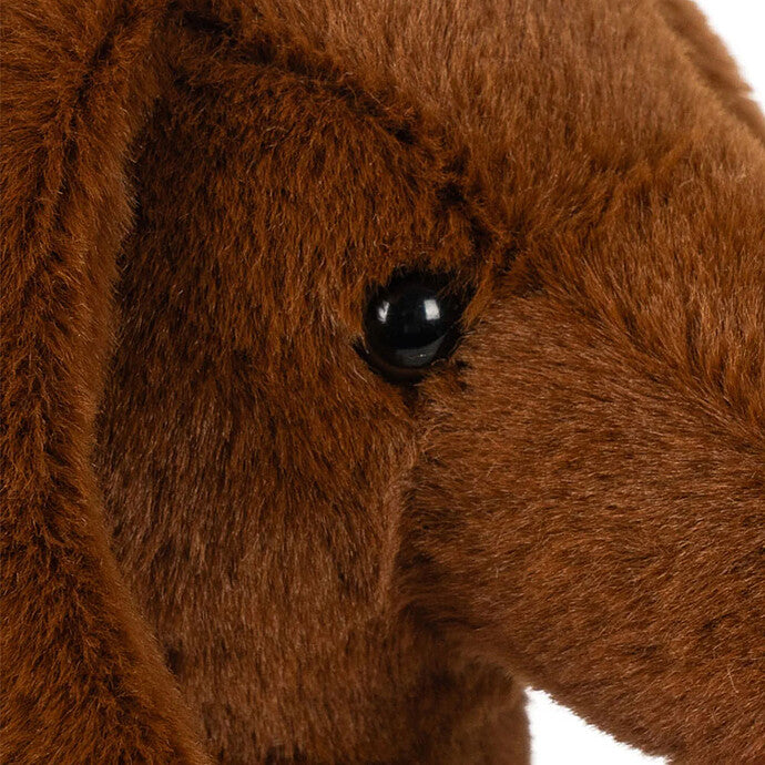 Peluche Chien Saucisse Chorizo - Marron