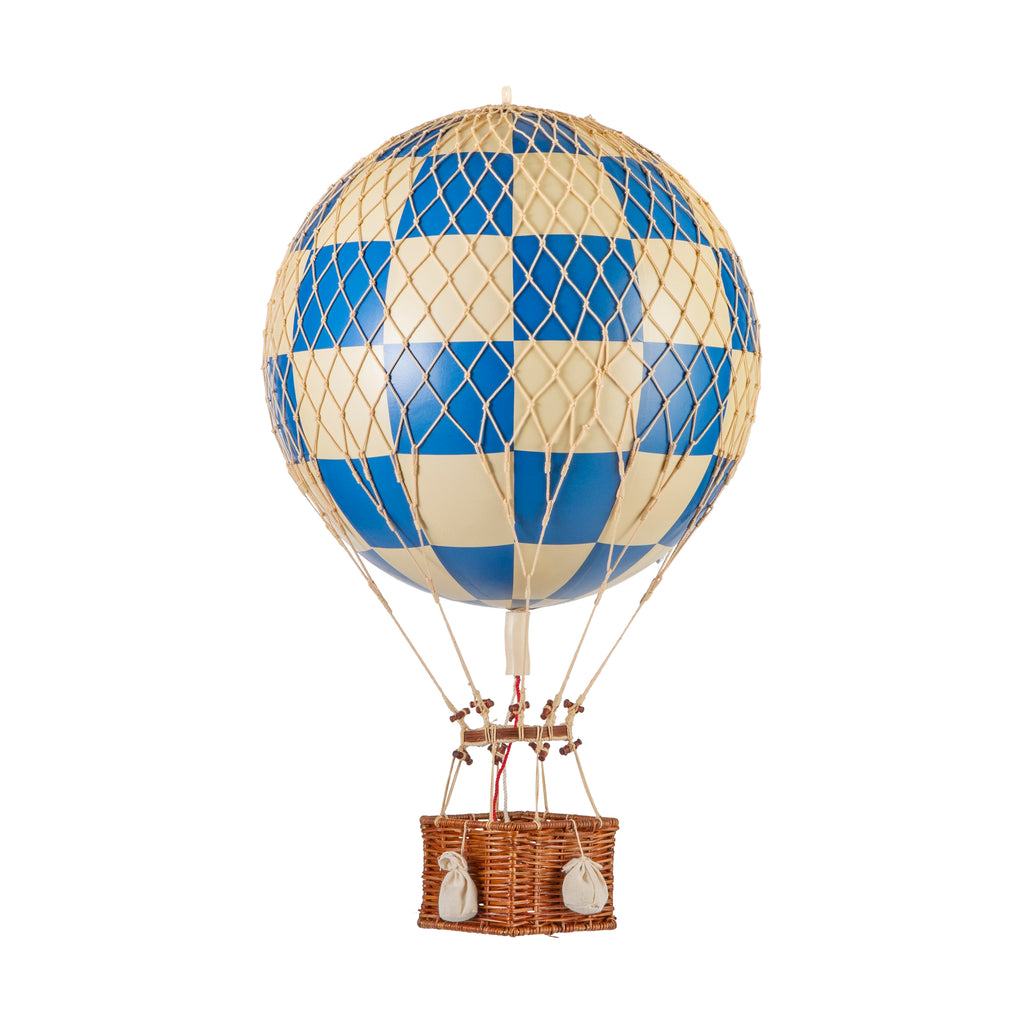 Grande montgolfière - Royal Aero, Check Blue