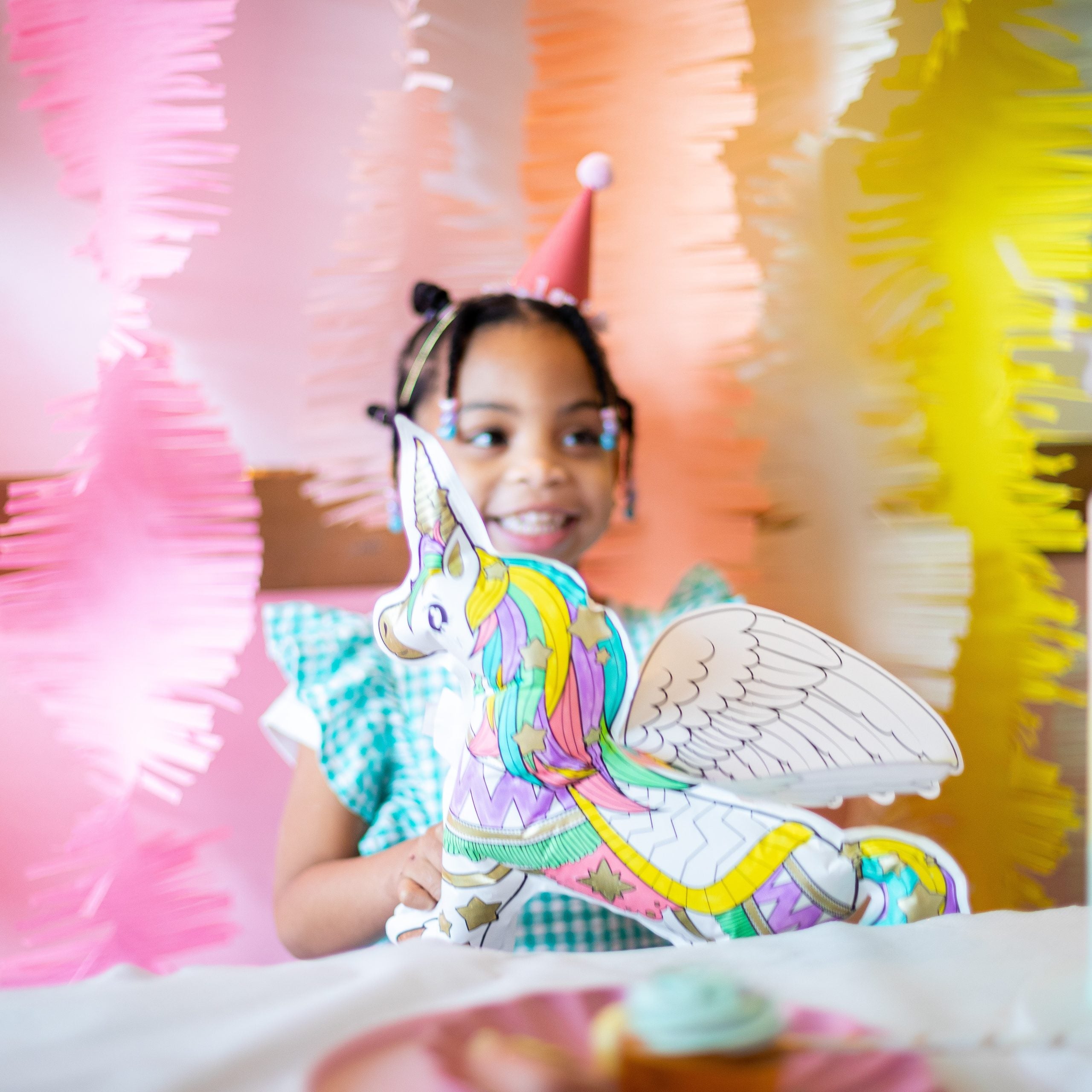 Coloriages gonflables Licorne