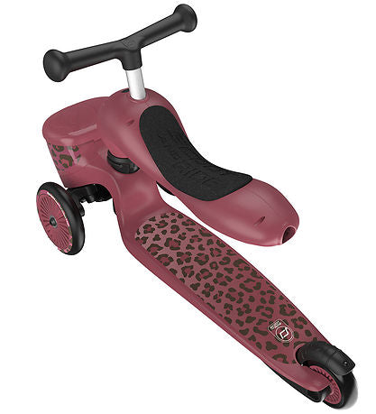 Trottinette évolutive + panier - Léopard Wildcat