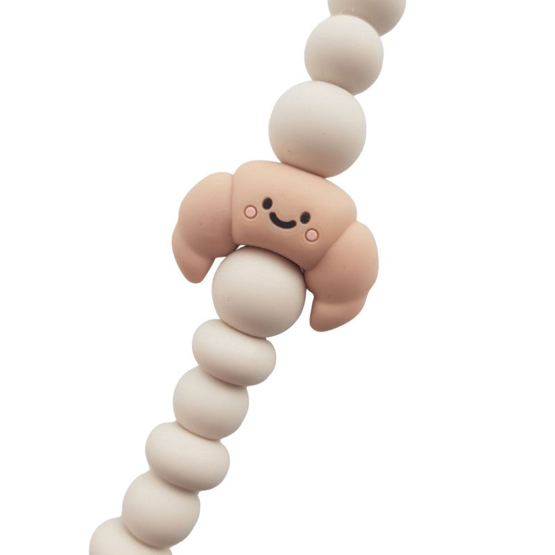Attache tétine CROISSANT - plusieurs coloris disponibles