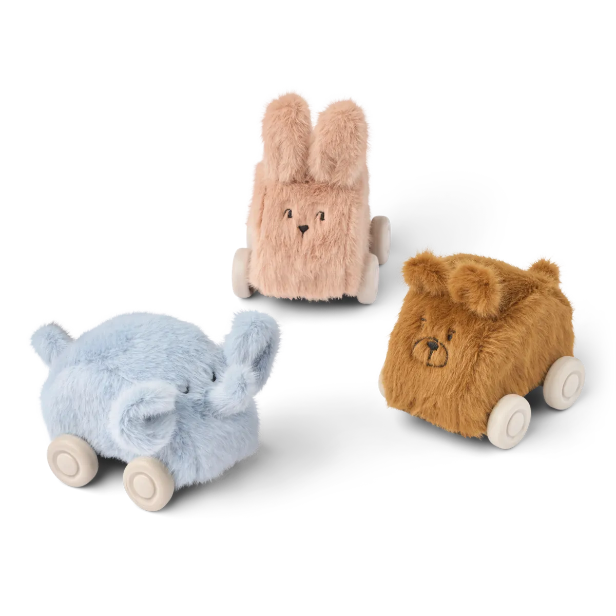Ansel Plush Car 3-pack