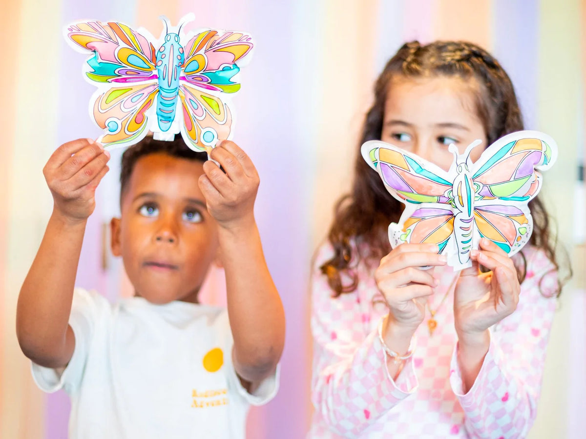 Coloriages gonflables Papillons et strass