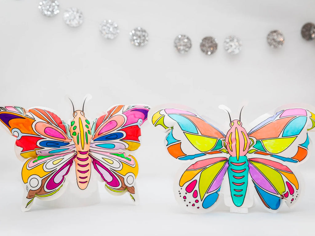 Coloriages gonflables Papillons et strass