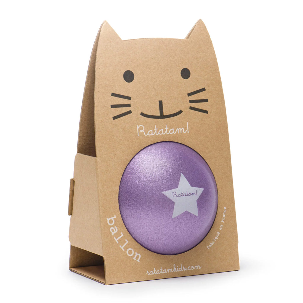 Ballon pailleté violet 15cm