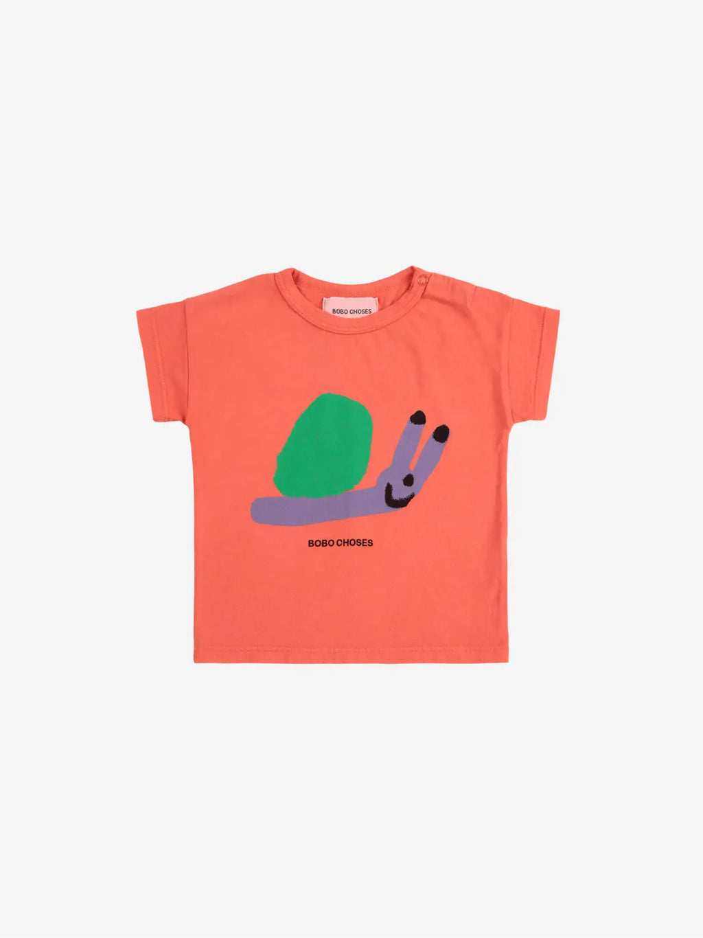 T-shirt drôle d'escargot - Rouge