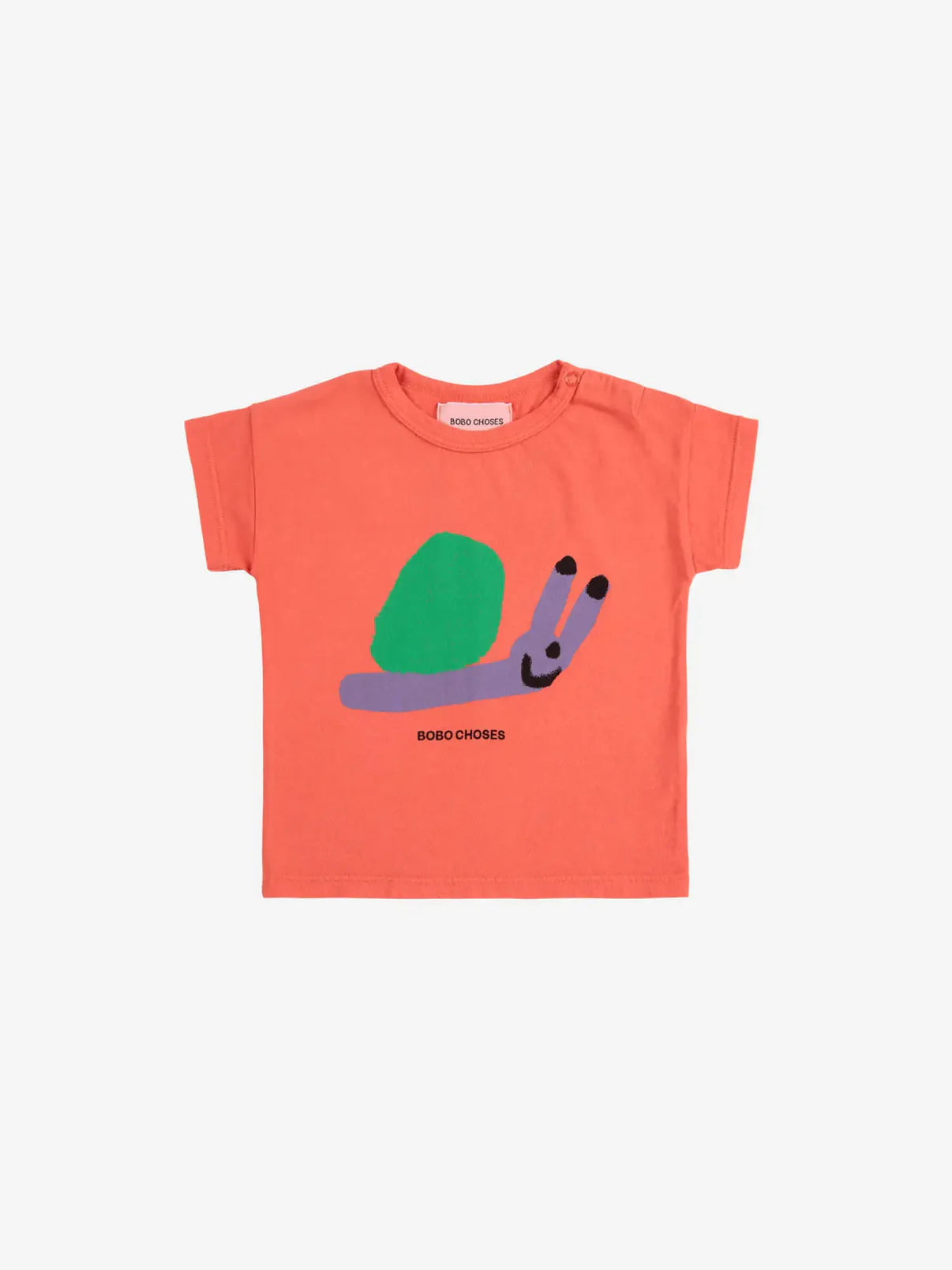 T-shirt drôle d'escargot - Rouge