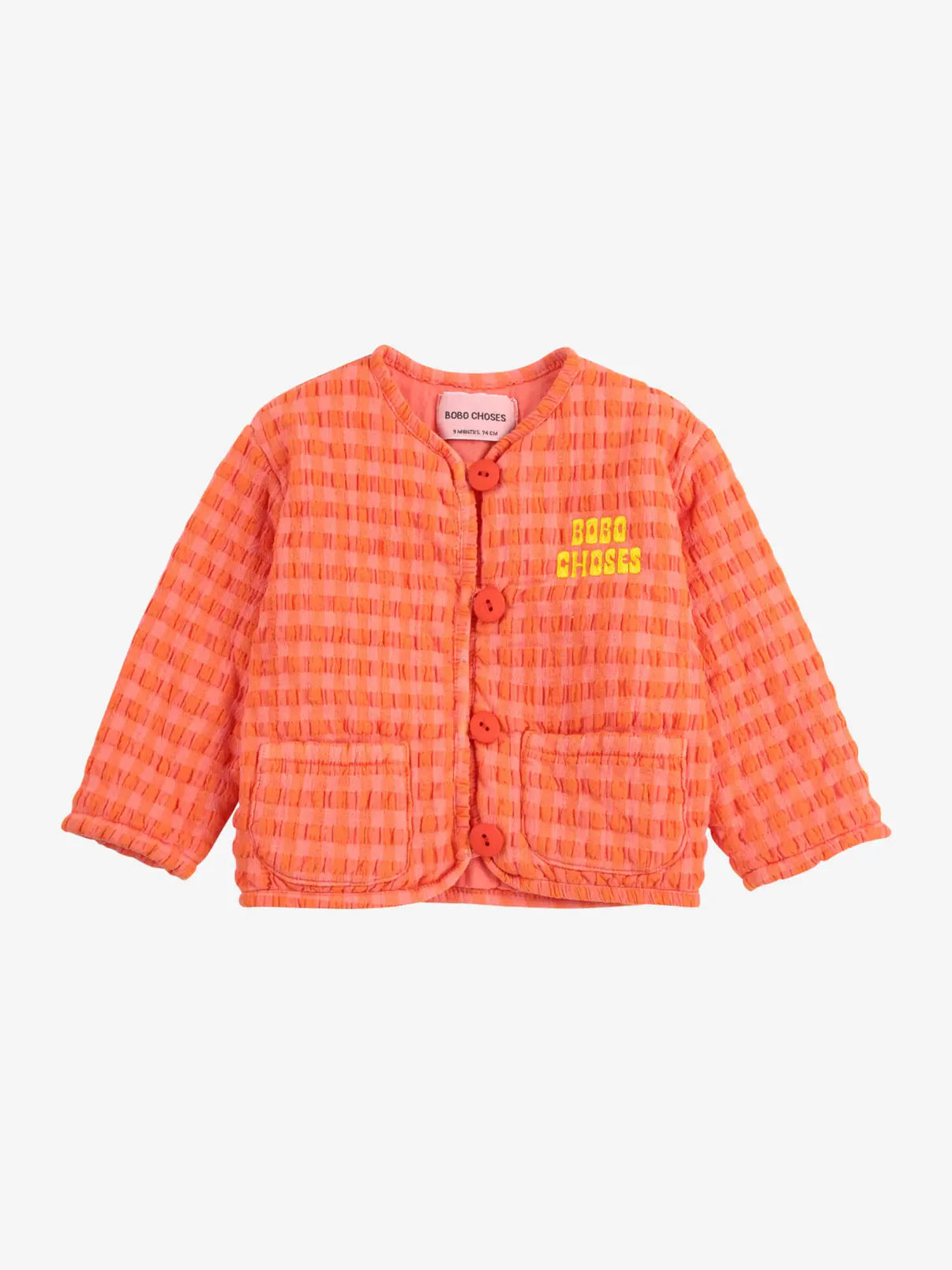 Veste matelassée Vichy