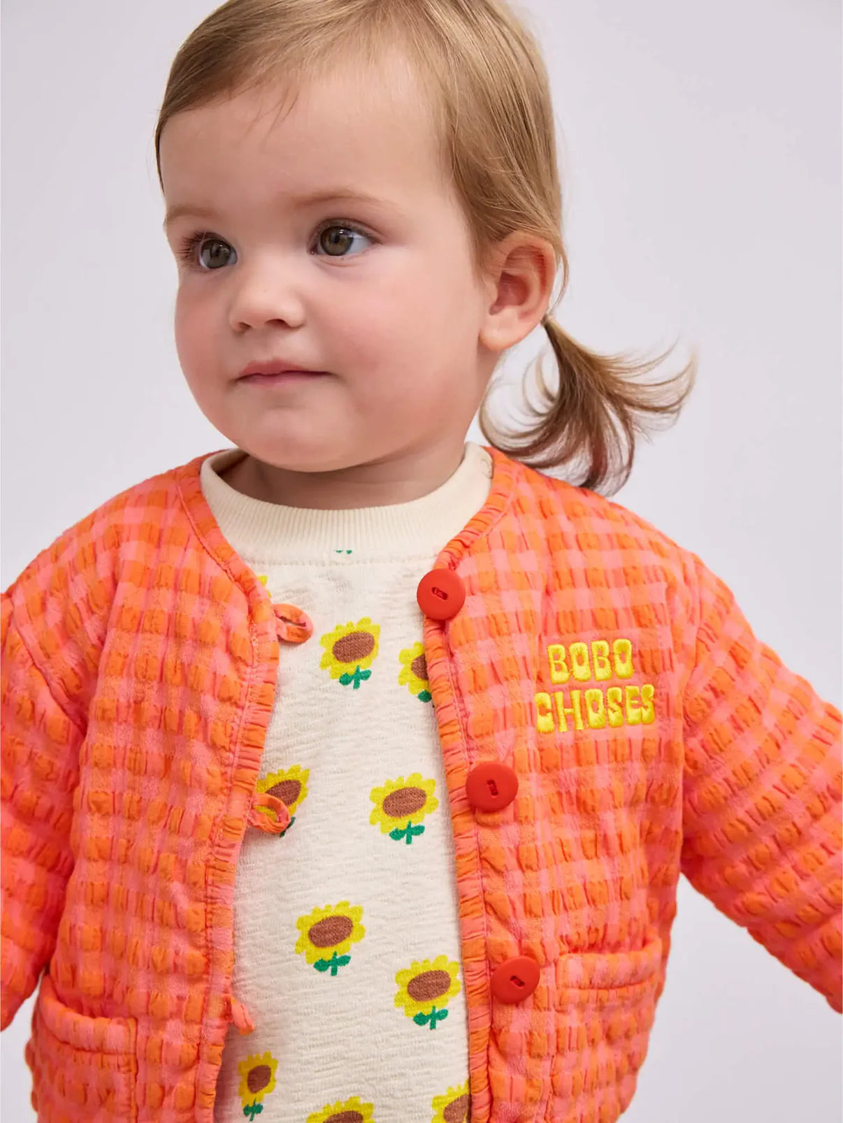 Veste matelassée Vichy