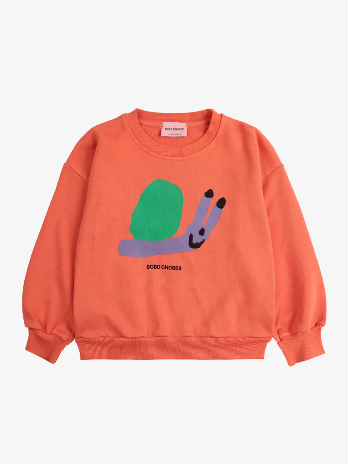 Sweat-shirt escargot drôle - Rouge