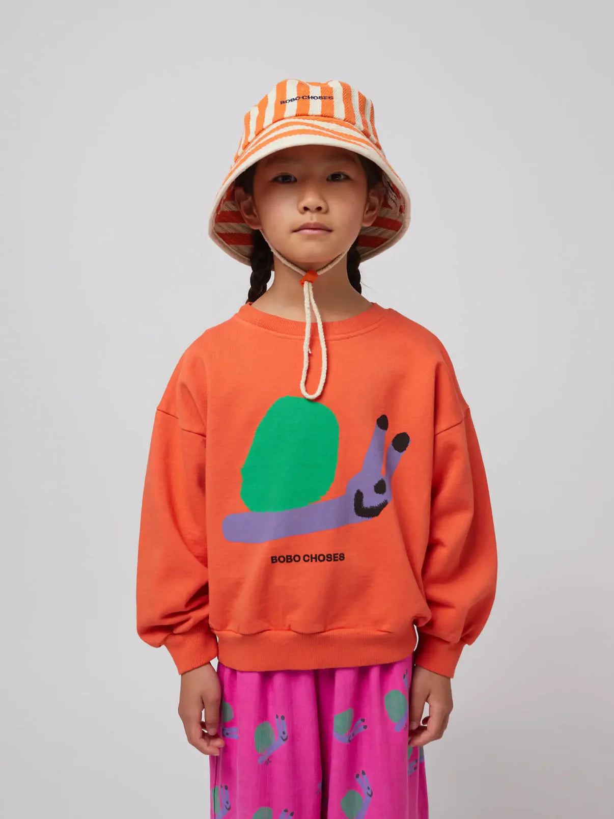Sweat-shirt escargot drôle - Rouge