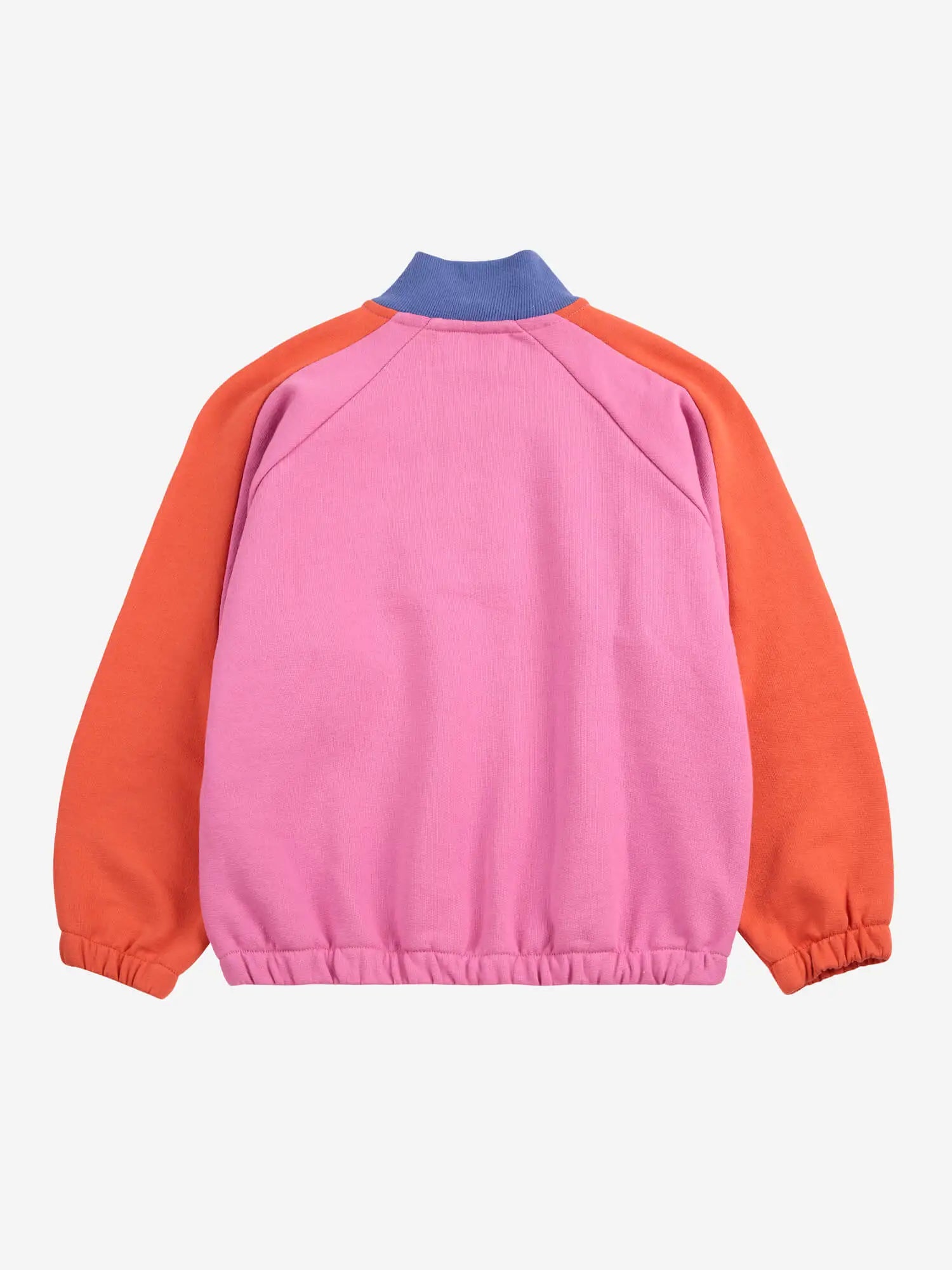 Sweat-shirt à blocs de couleurs souriant