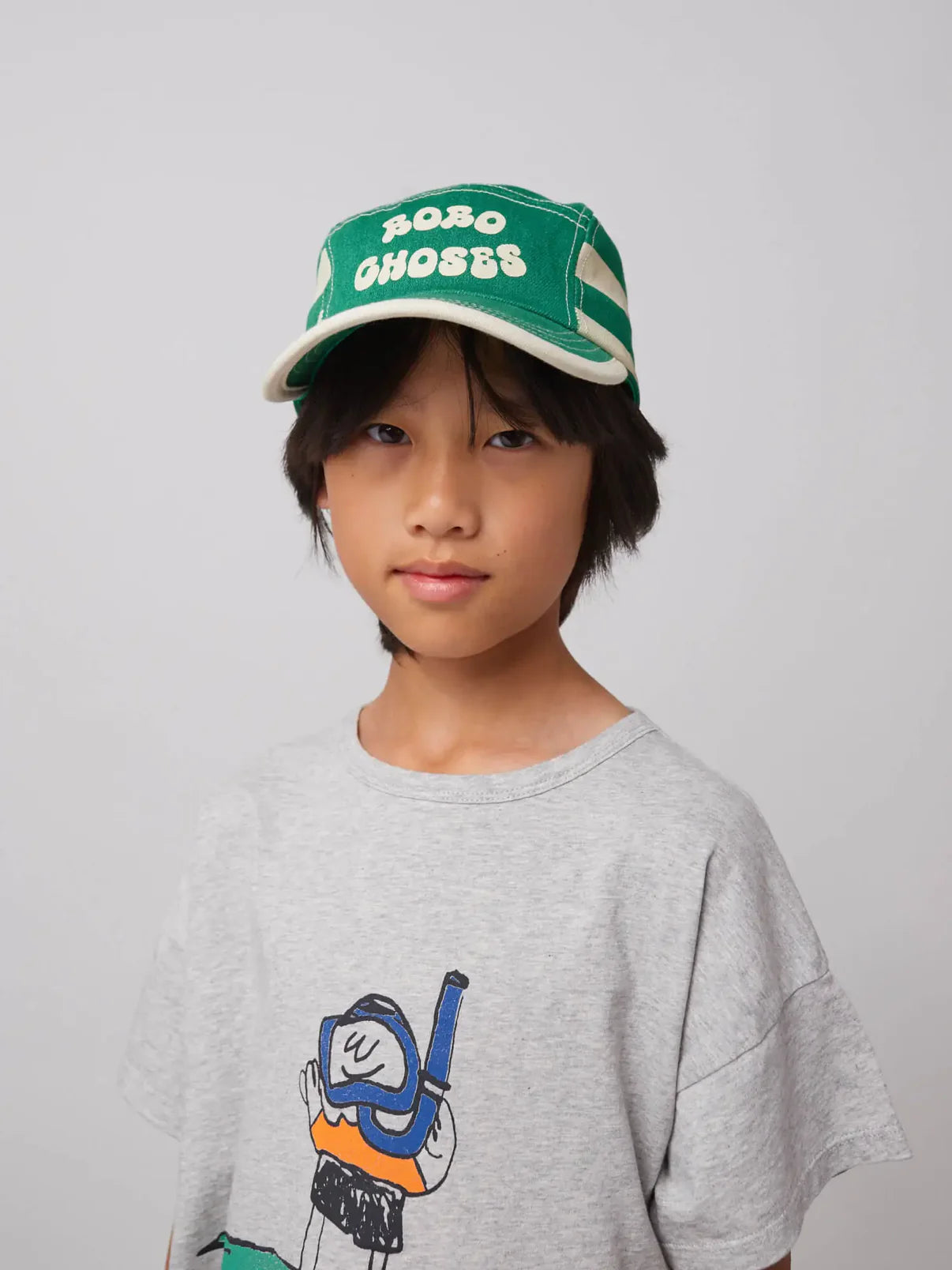 Casquette Bobo Choses à rayures vertes