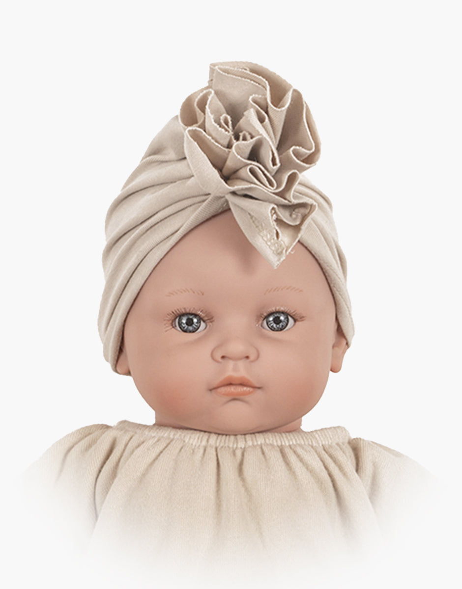 Bambinis – Turban fleur en jersey lin