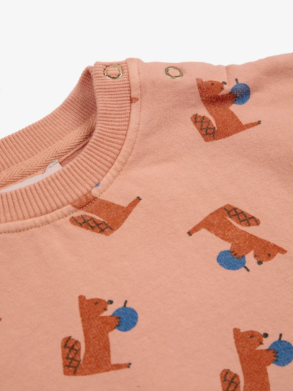Sweat-shirt à imprimé écureuil affamé