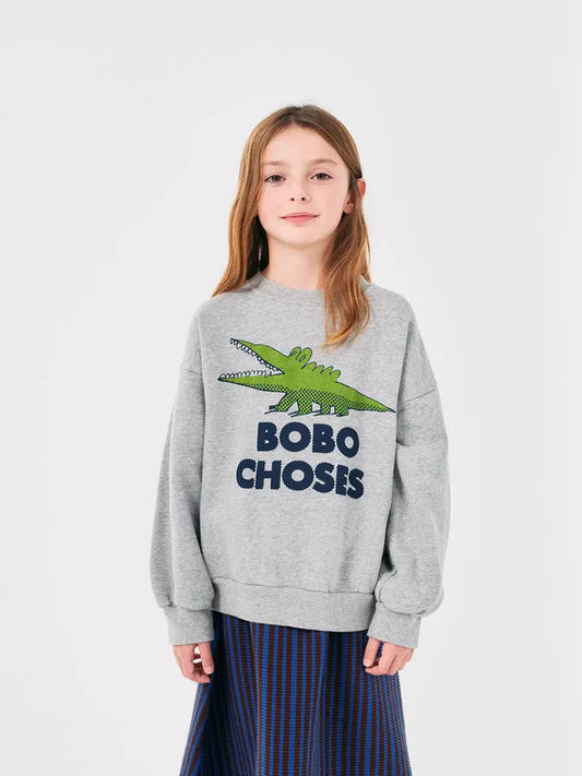 Sweat-shirt crocodile