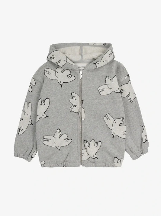 Sweat à capuche zippé Freedom Bird