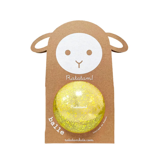 Balle de manipulation bulle jaune - Mouton