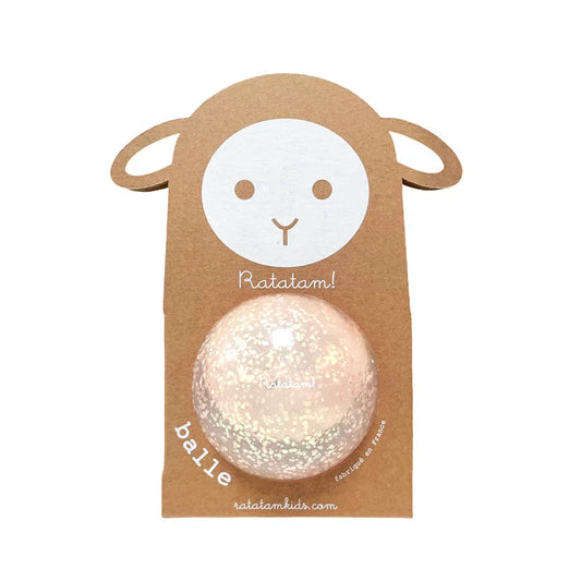 Balle mouton Bulle – rose 10 cm