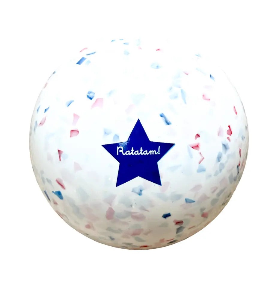 Ballon mouton Confetti – Bleu 10 cm