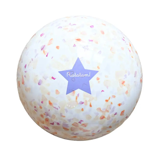 Ballon chat Confetti – Violet 22 cm