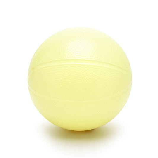 Ballon basketball 18 cm – Jaune