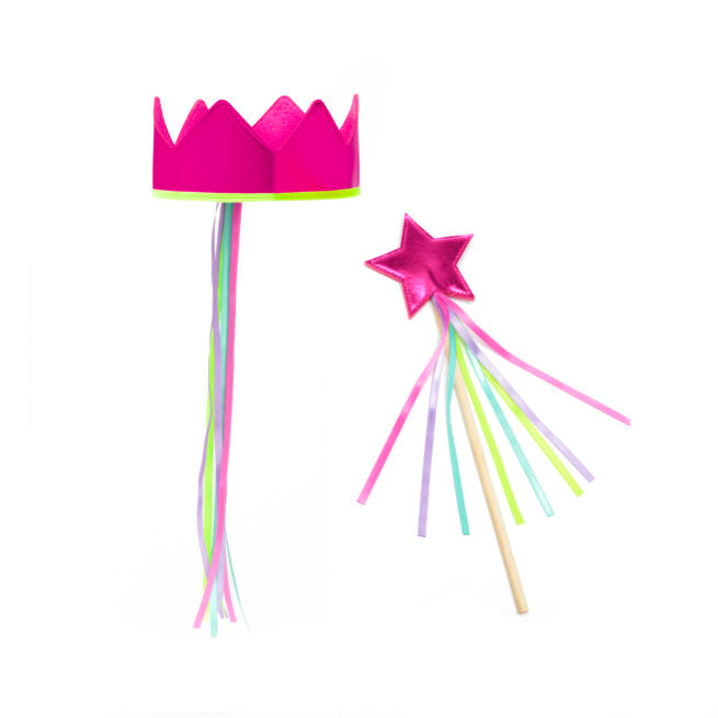 Set baguette + couronne – Rose