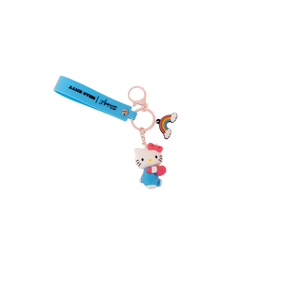 Porte-clés avec breloque - Hello Kitty