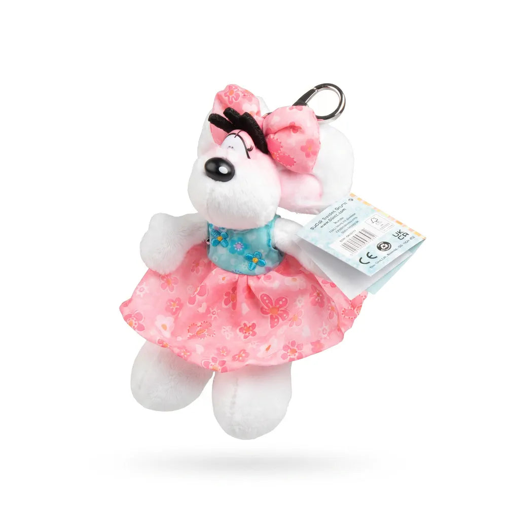 Porte clé peluche Diddlina robe summer