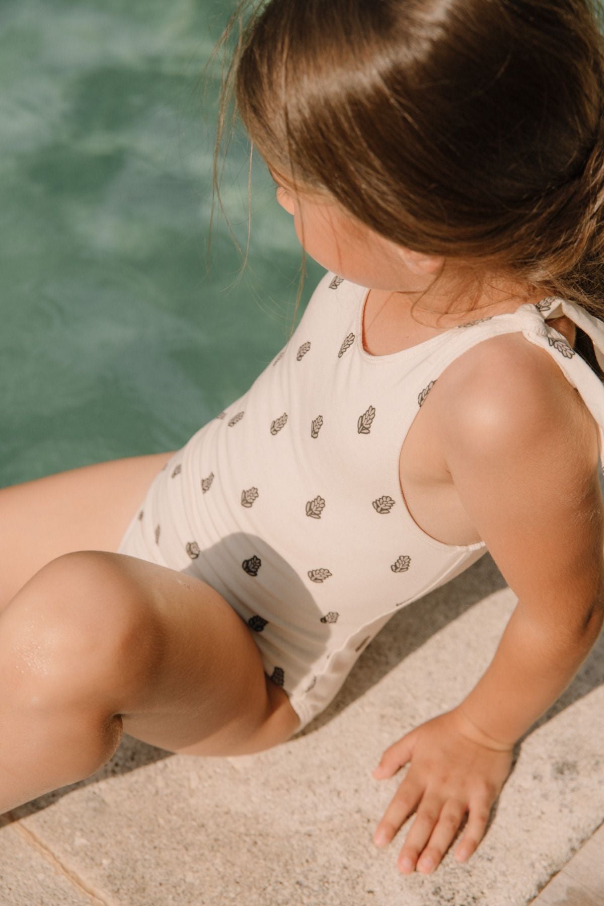 MAILLOT DE BAIN 1 PIECE ROBERTA - ECRU LAVANDE