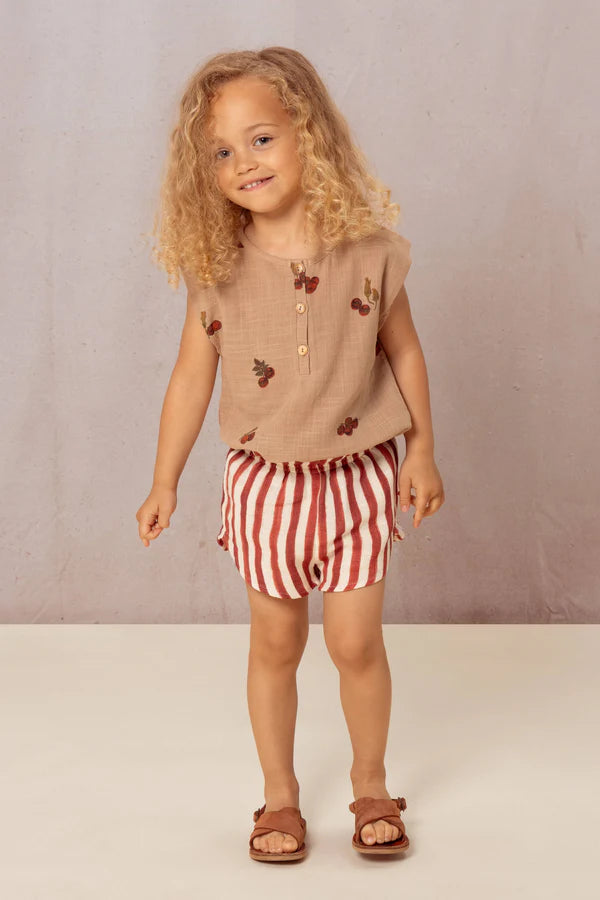 Blouse Roman - Nougat tomates