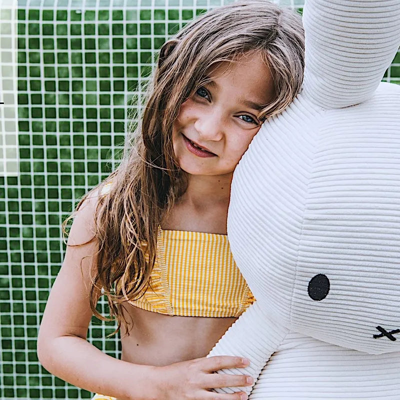 Miffy Velours Côtelé 50cm - Blanc