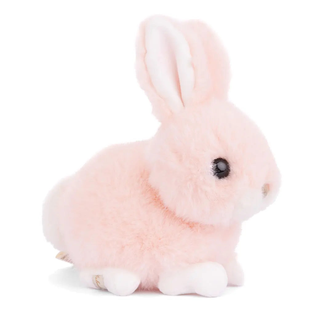 Peluche Lapin baby bunny peach