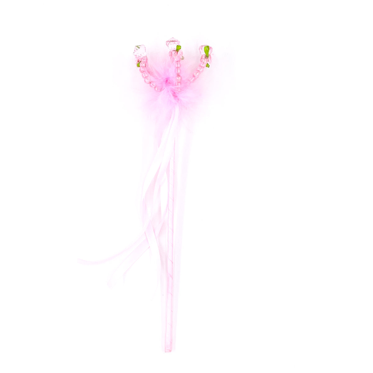 Baguette - Perles et Satin rose