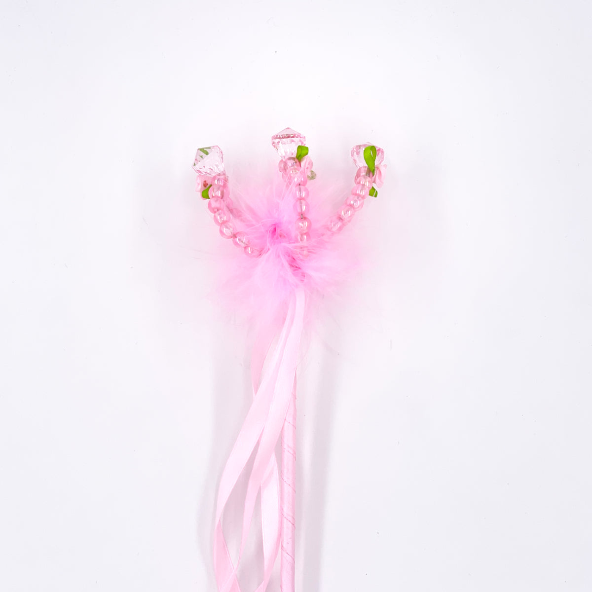 Baguette - Perles et Satin rose
