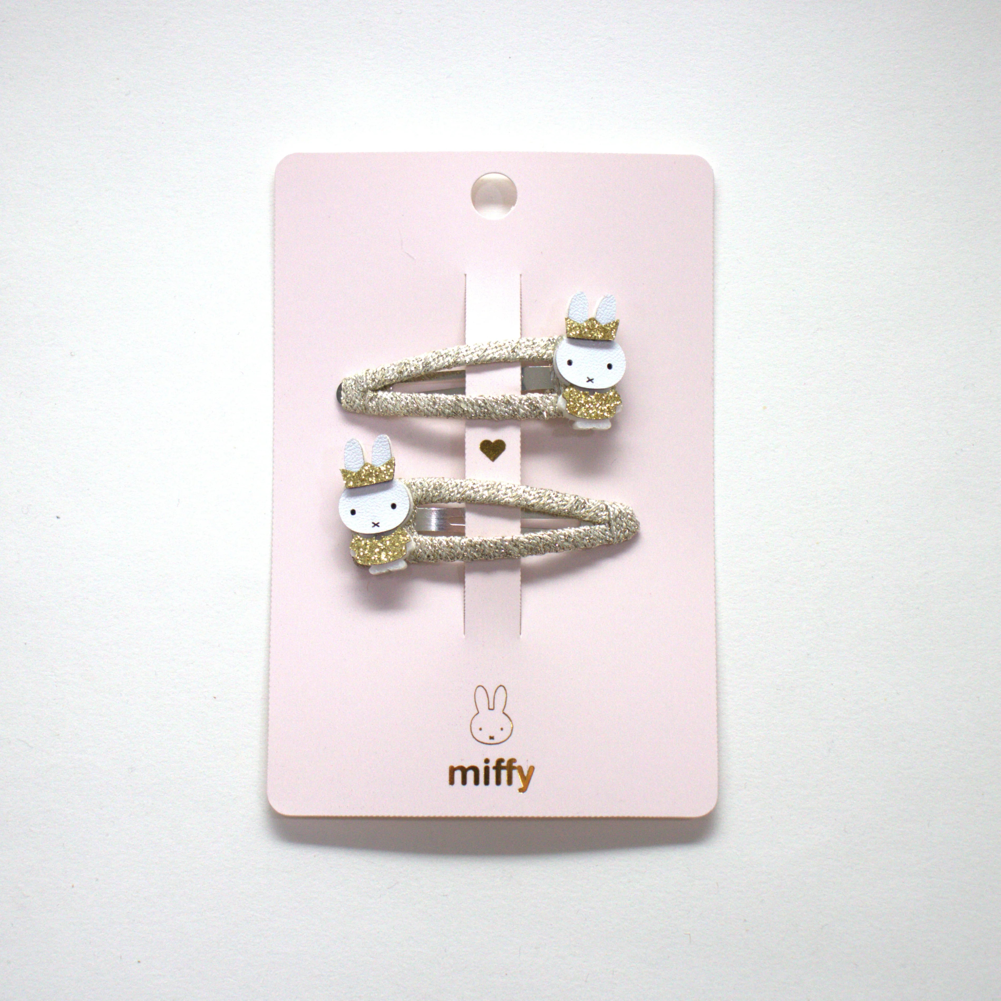 Duo de barrettes - Miffy Gold