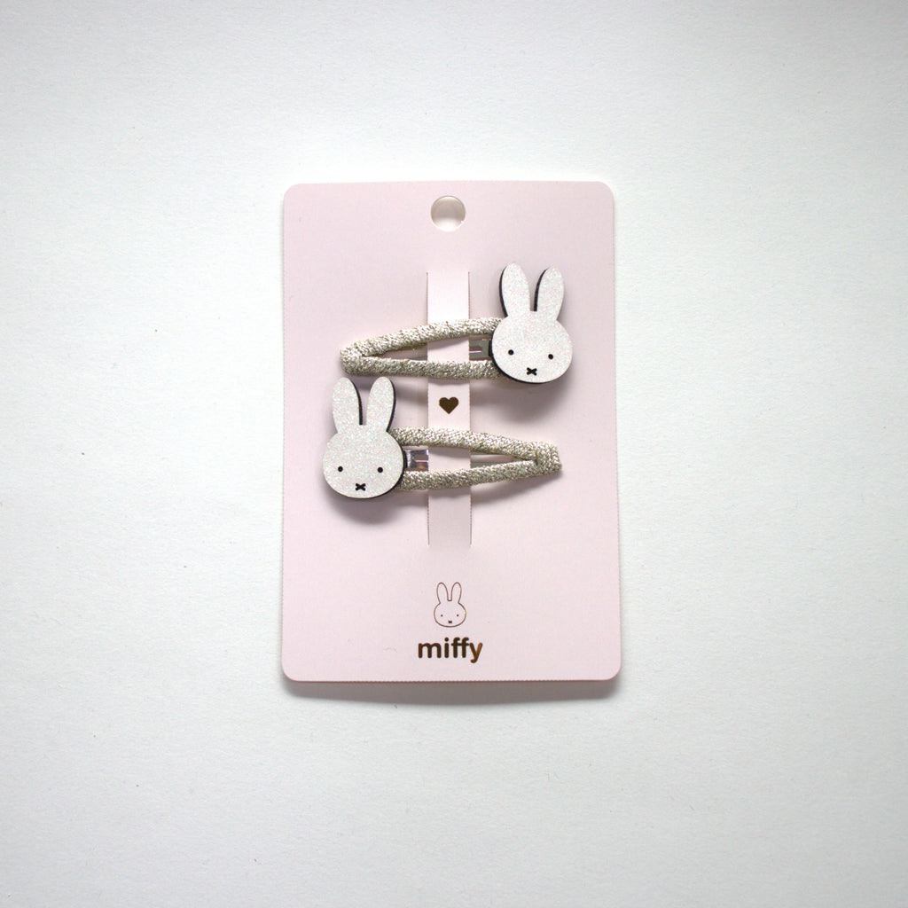 Duo de barrettes - Miffy White