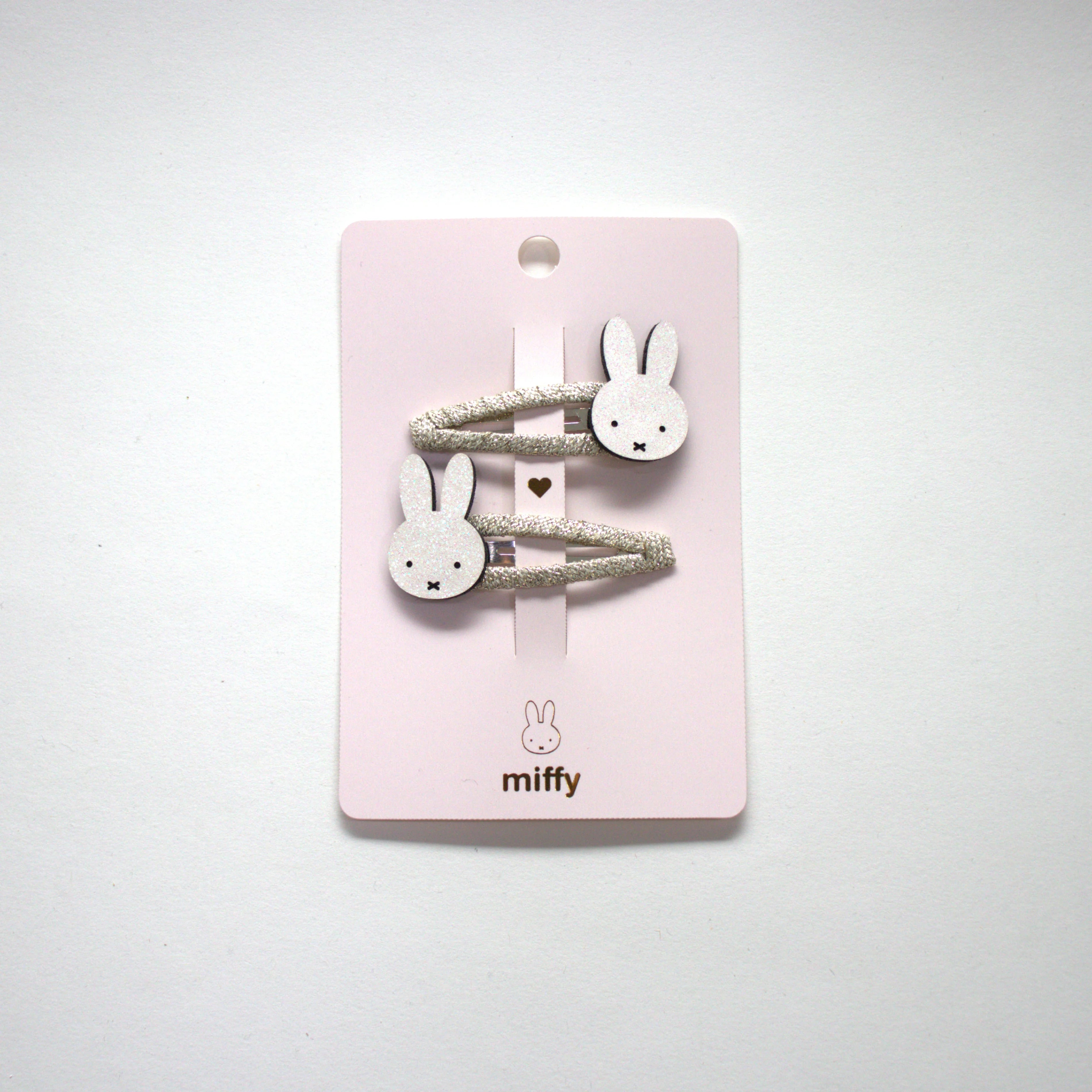 Duo de barrettes - Miffy White