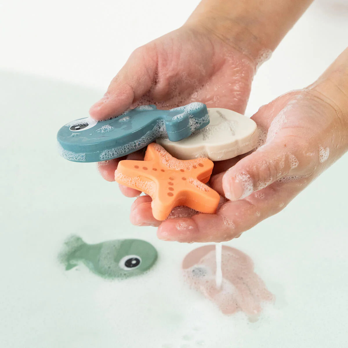 Jouet de pêche pour le bain - Amis de la mer - Multicolore