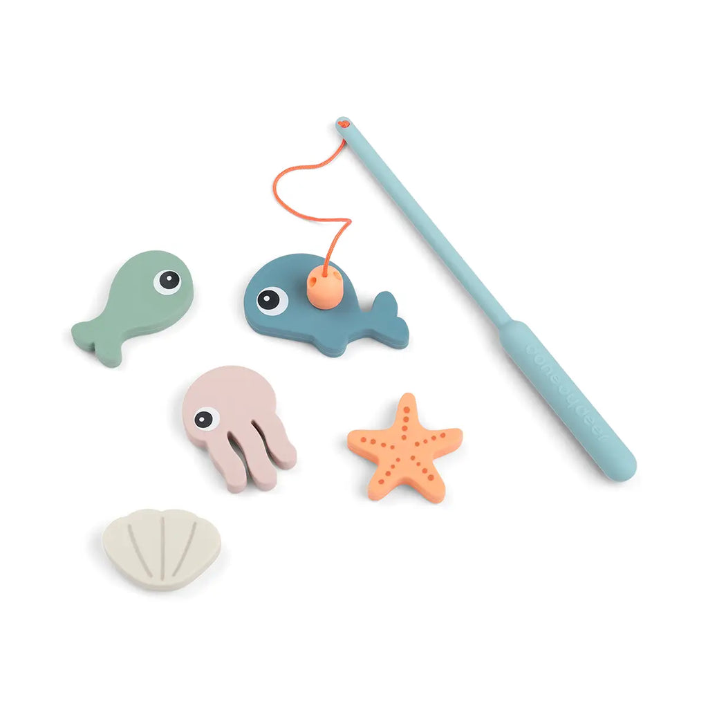 Jouet de pêche pour le bain - Amis de la mer - Multicolore