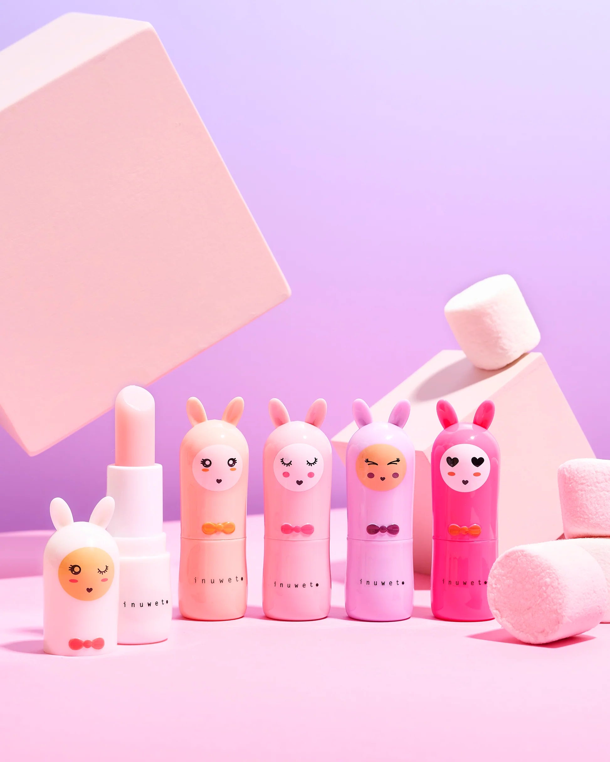 Coffret trio baumes à lèvres Bisous d'Amour - INUWET