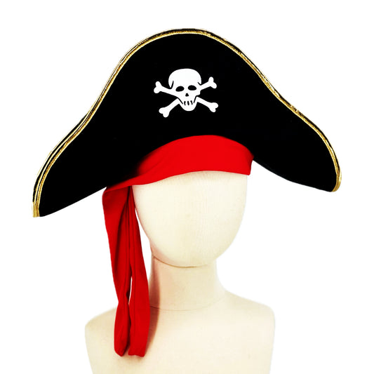 Déguisement - Bicorne Pirate avec foulard