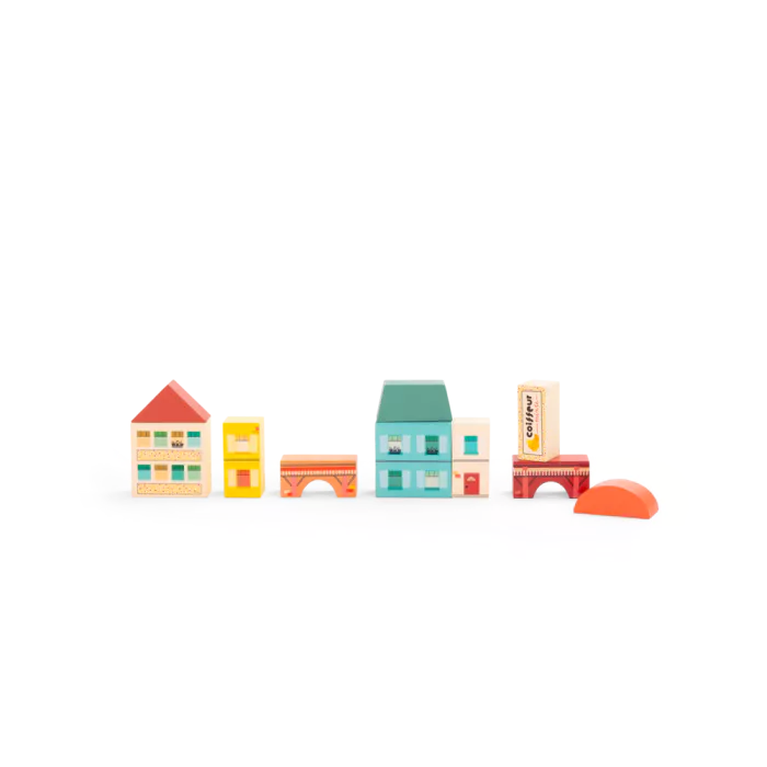 Blocs de construction village 34 pcs