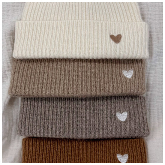 Bonnet en laine sable