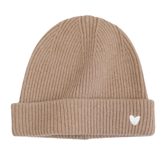 Bonnet en laine sable