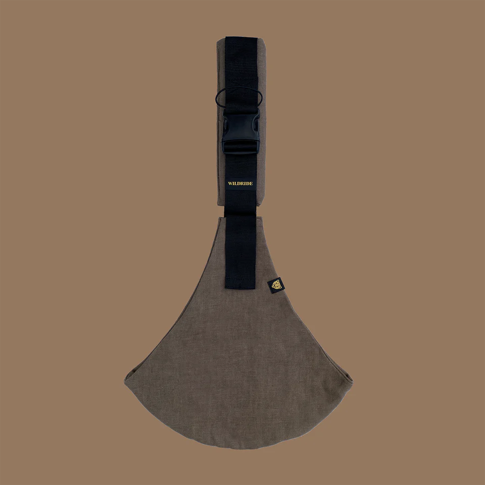 Porte-bébé Lin marron