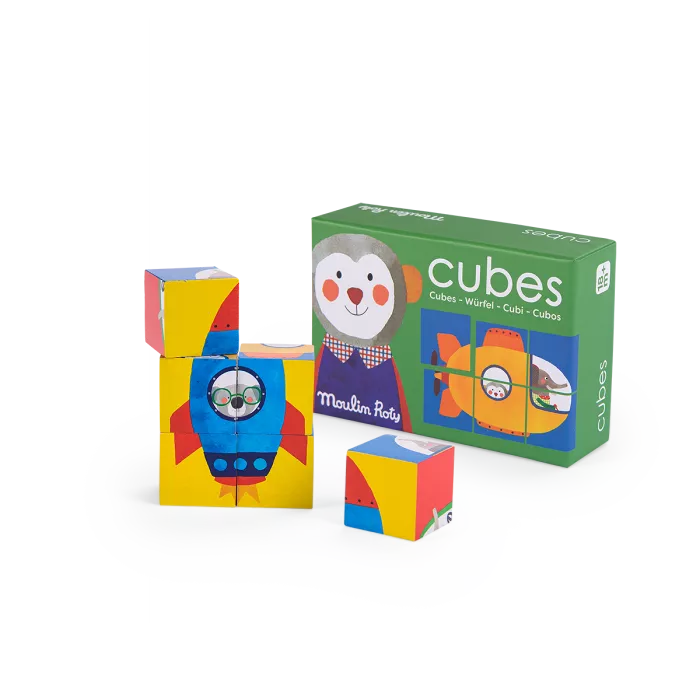 Puzzle 6 cubes - LES POPIPOP